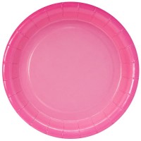 Тарелки (7''/18 см) Розовый, Градиент, 6 шт.