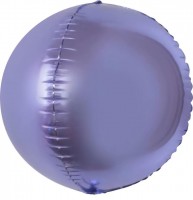 Шар (24''/61 см) Сфера 3D, Сиреневый, 1 шт.