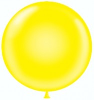 Шар (24''/61 см) Желтый, пастель, 10 шт.