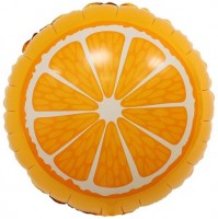 Шар (18''/46 см) Круг, Апельсин, Оранжевый, 1 шт.