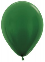 Шар (10''/25 см) Темно-зеленый (532), металлик, 100 шт.
