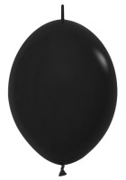 Линколун (6''/15 см) Черный (080), пастель, 100 шт.