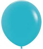 Шар (30''/76 см) Синяя бирюза (038), пастель, 4 шт.