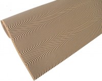 Упаковочная бумага Крафт 70гр (0,5*10 м) 3D Полосы,1 шт.