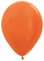 Шар (12''/30 см) Оранжевый (561), металлик, 100 шт.