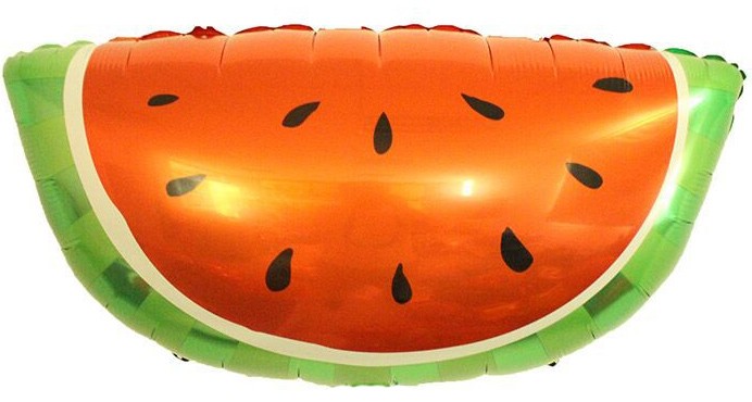 Шар (26''/66 см) Фигура, Долька арбуза, 1 шт.