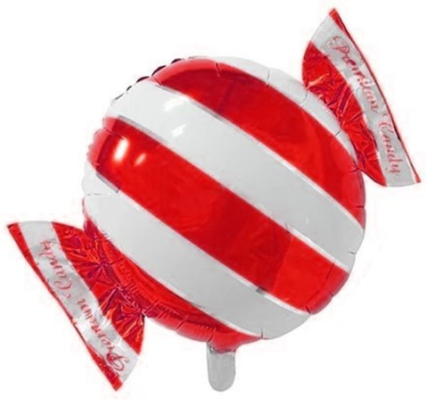 Шар (23''/58 см) Фигура, Конфета, Красный, 1 шт.
