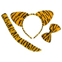 Набор Тигр (ободок, бантик, хвостик)