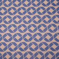Упаковочная бумага Крафт 70гр (0,72 х 10 м) Ромбы, Синий, 1 шт